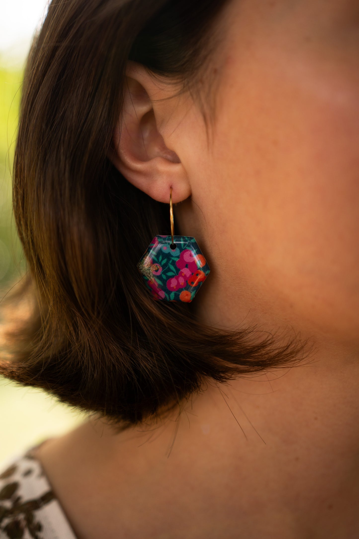 Tudor Berry and Lucky John (red/pink) - Reversible hoops