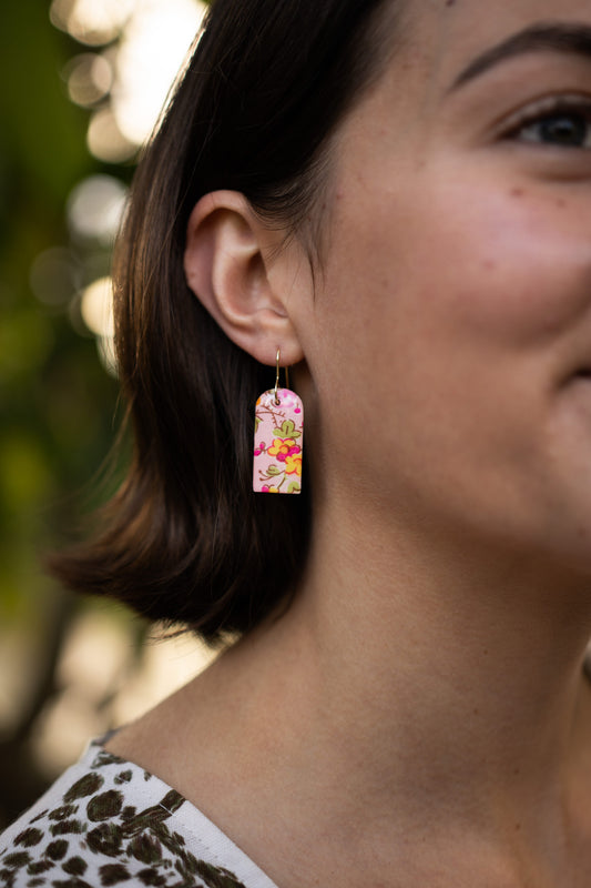 Tatum (pink) Dangles